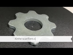 8つのポイント土掻き機のカッターの炭化物は土掻き機のフライス盤のためのタングステンtctの殻竿をひっくり返した